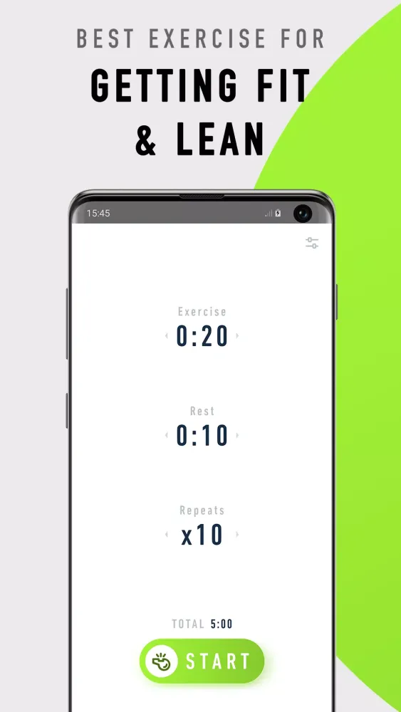 Capturas de pantalla de Tabata timer - HIIT Workout