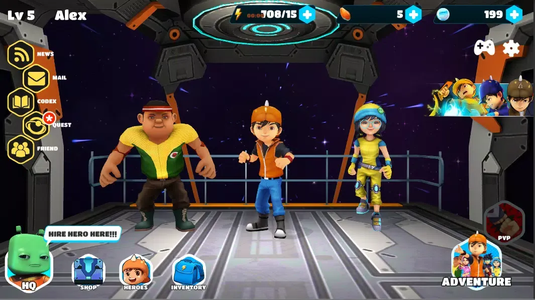 BoBoiBoy Galactic Heroes Screenshots