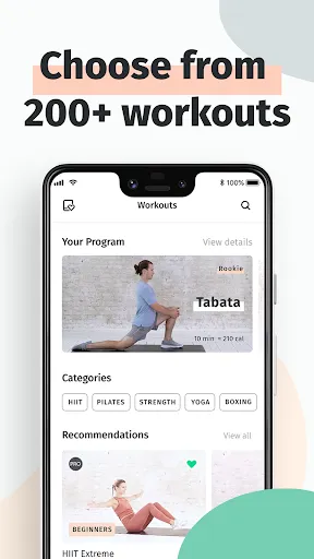 8fit Workouts & Meal Planner应用截图