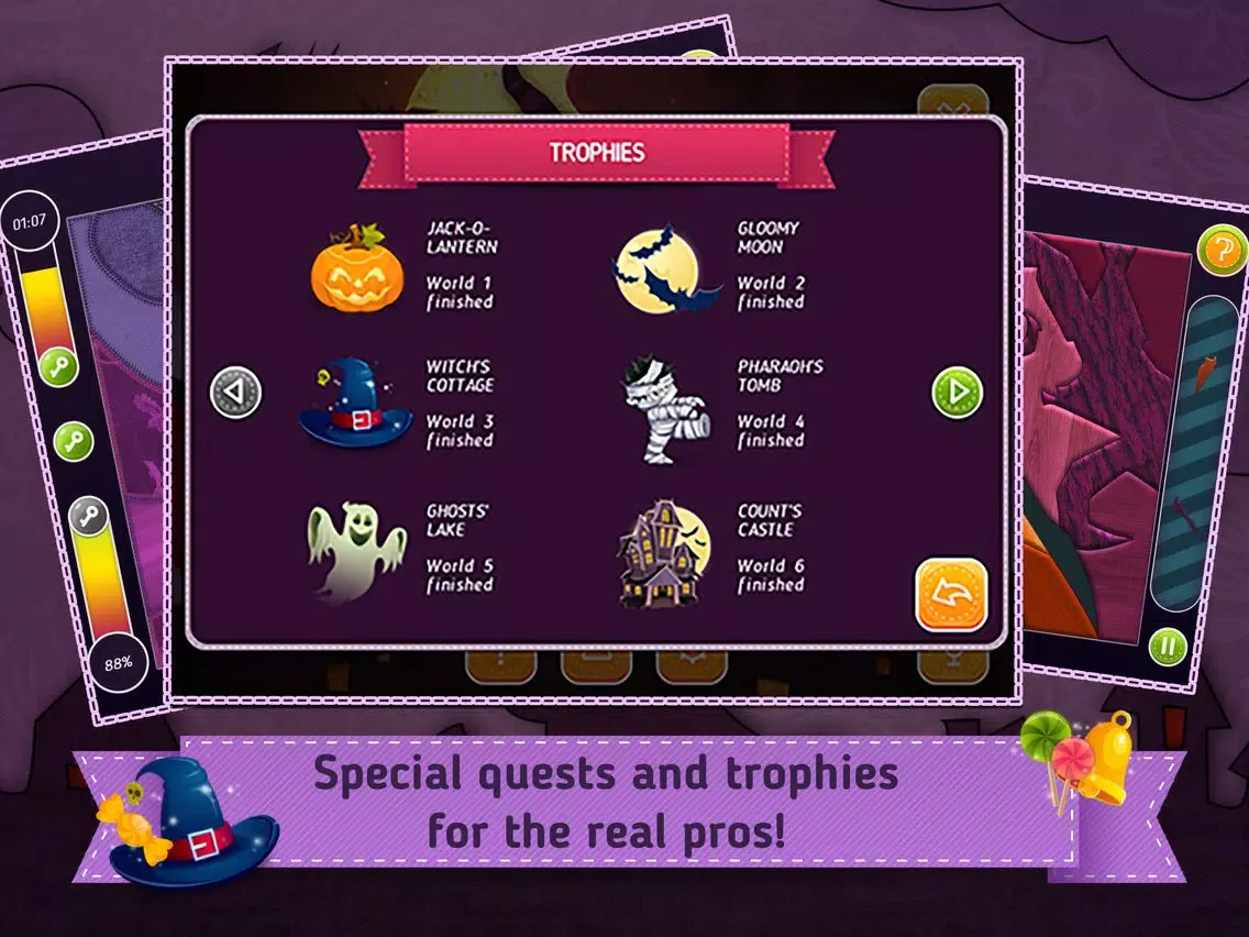 Halloween Patchwork. Trick or Treat! Free iPad Screenshots