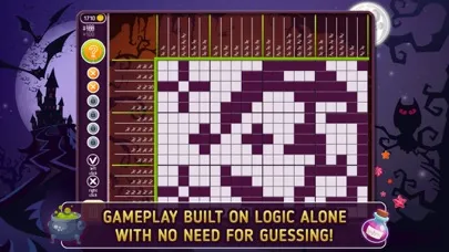 Ảnh chụp màn hình của Halloween Riddles Nonograms Free