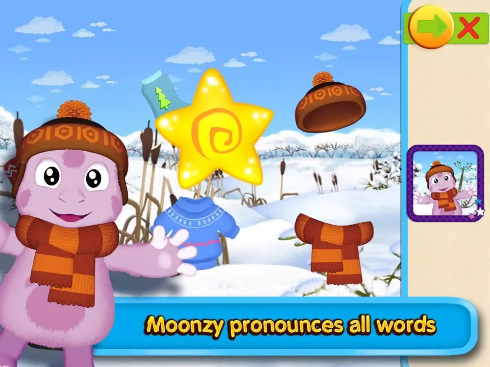 Capturas de pantalla de Learn words with Moonzy iPad 