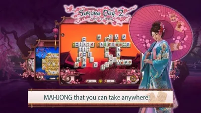 Sakura Day 2 Mahjong Free سکرین شاٹس
