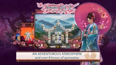 Sakura Day 2 Mahjong Free سکرین شاٹس