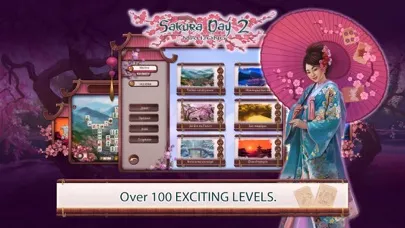 Sakura Day 2 Mahjong Free سکرین شاٹس