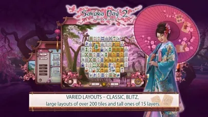 Sakura Day 2 Mahjong Free سکرین شاٹس