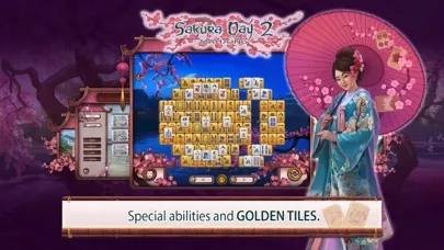 Sakura Day 2 Mahjong Free سکرین شاٹس