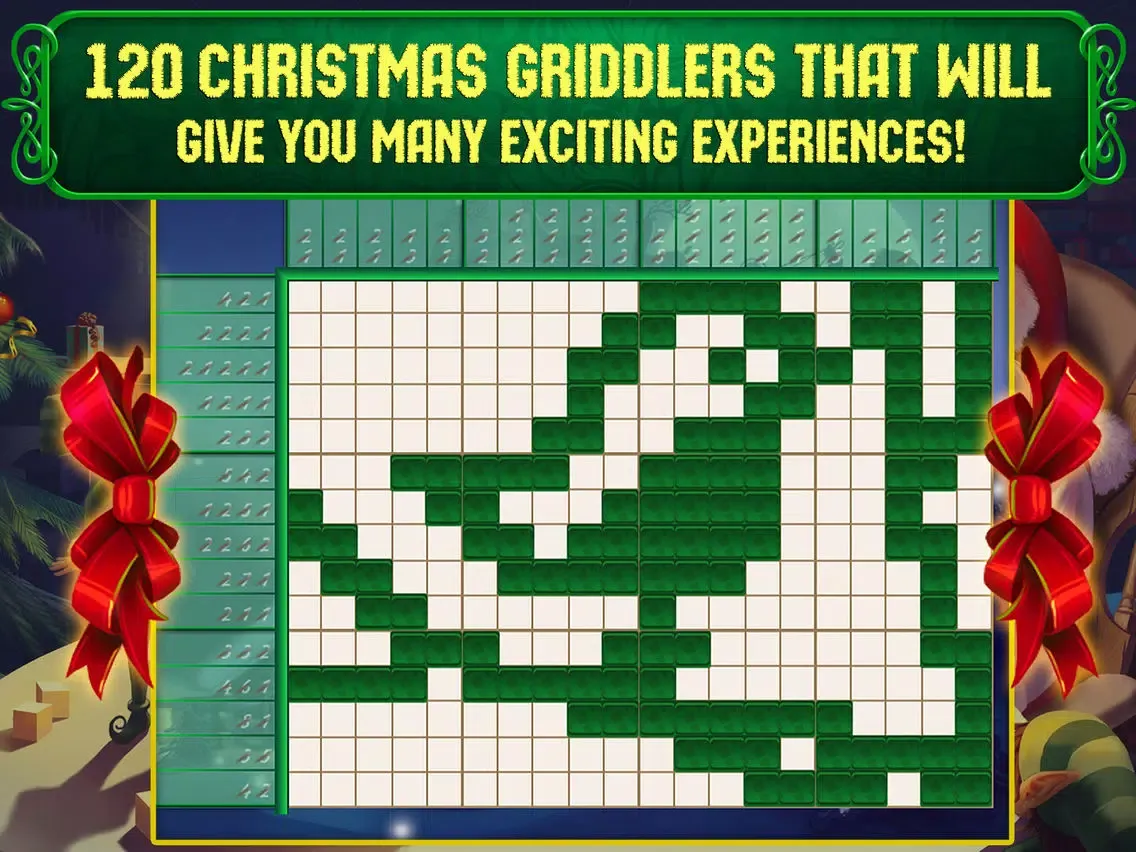 Santa's Toy Factory Nonograms iPad  Screenshots
