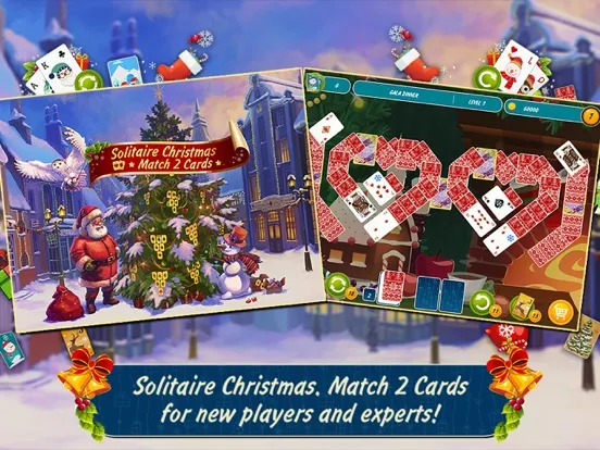 تصاویر Solitaire Christmas. Match 2 Cards Free. Card Game iPad 