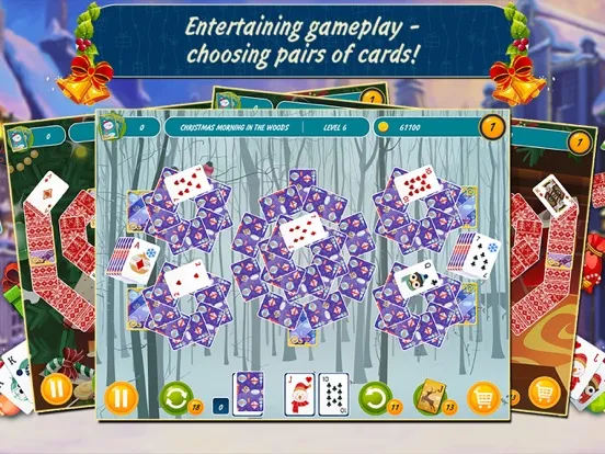 تصاویر Solitaire Christmas. Match 2 Cards Free. Card Game iPad 