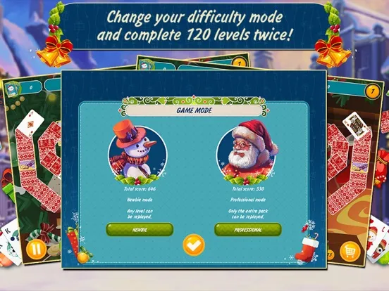 تصاویر Solitaire Christmas. Match 2 Cards Free. Card Game iPad 
