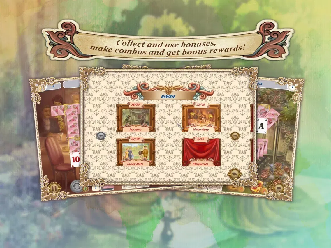 Capturas de pantalla de Solitaire Victorian Picnic iPad 