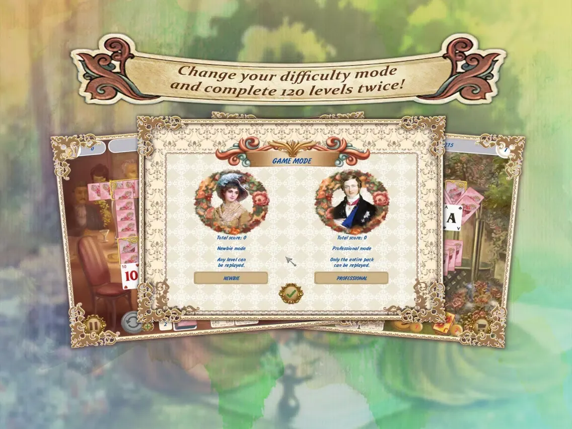 Capturas de pantalla de Solitaire Victorian Picnic iPad 