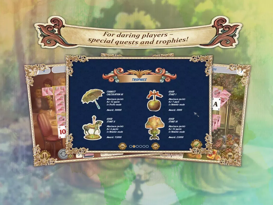 Capturas de pantalla de Solitaire Victorian Picnic iPad 