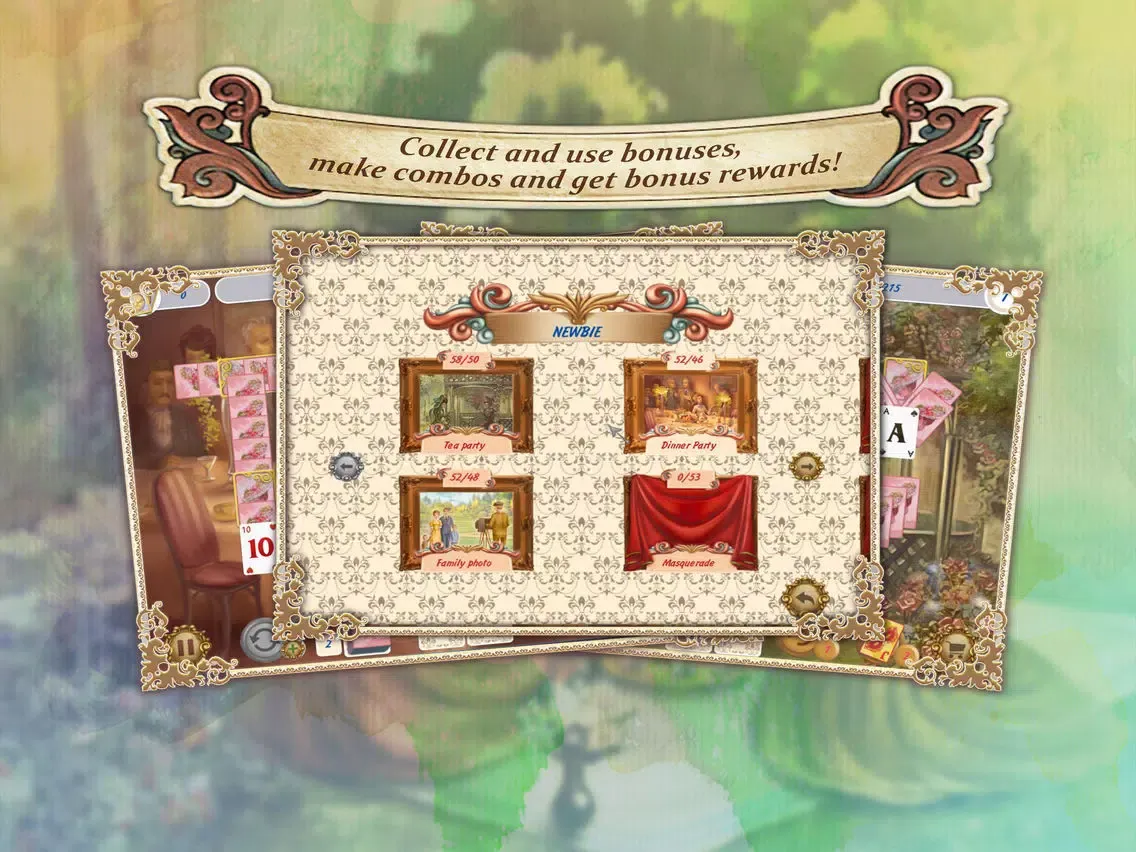 Solitaire Victorian Picnic HD iPad  স্ক্রিনশট