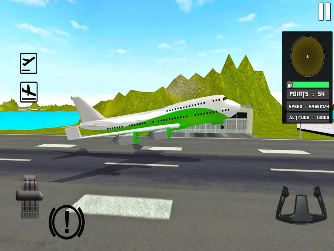 Ảnh chụp màn hình của Airplane Flight - Pilot Flying iPad 