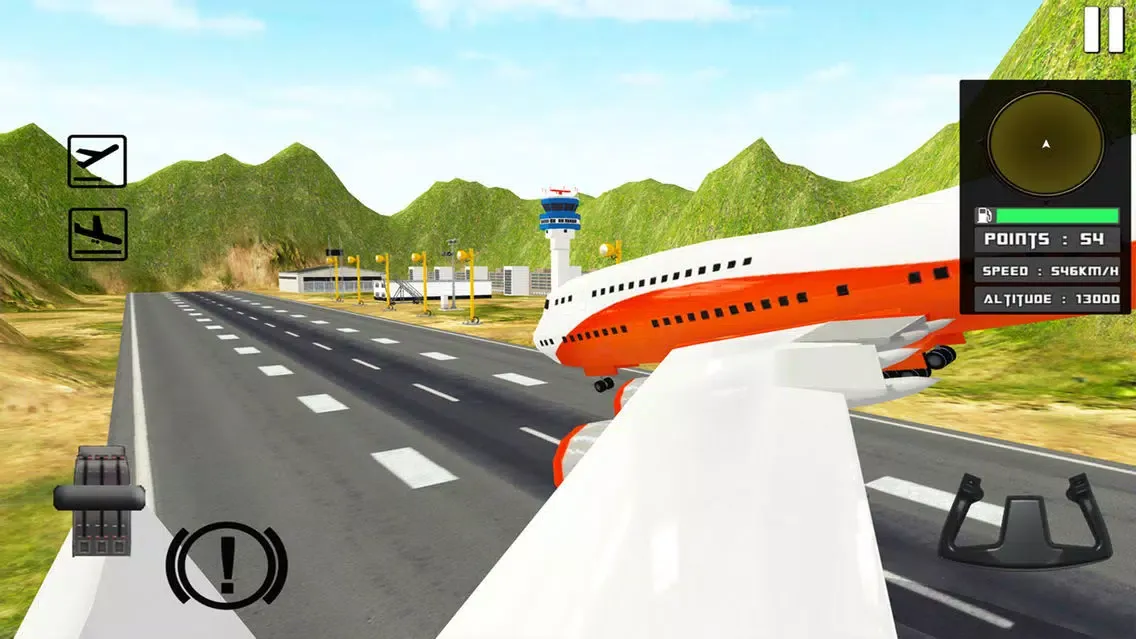 Ảnh chụp màn hình của Airplane Flight - Pilot Flying