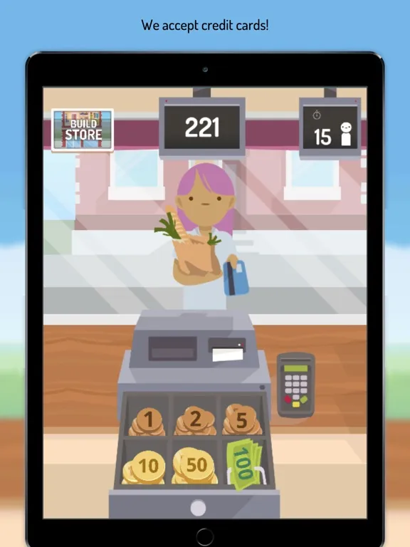 Cashier Simulator iPad  Screenshots