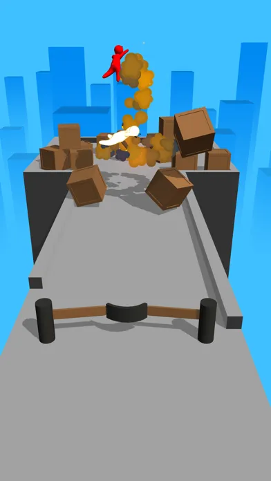 Capturas de tela do Human Slingshot 3D!