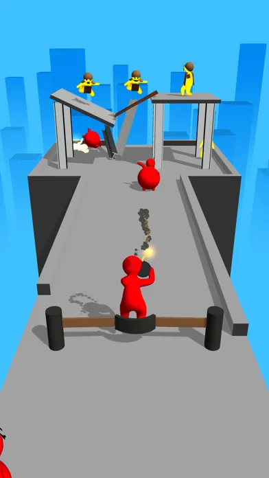 Capturas de tela do Human Slingshot 3D!