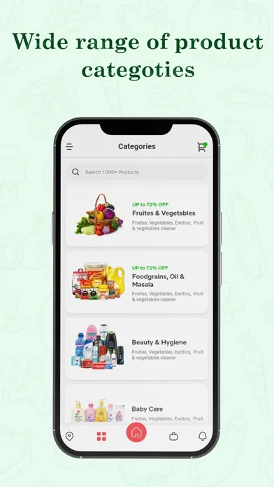 8 to eight needs - Grocery App应用截图