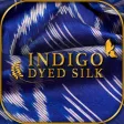 Indigo Dyed Silk Indigo Dyed Silk