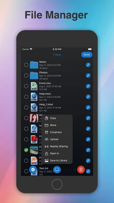 Phone Drive Lite: File Manager 스크린샷