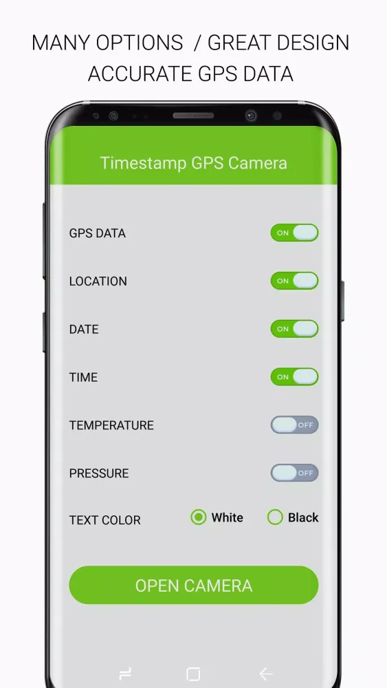 Скриншоты GPS Field Camera