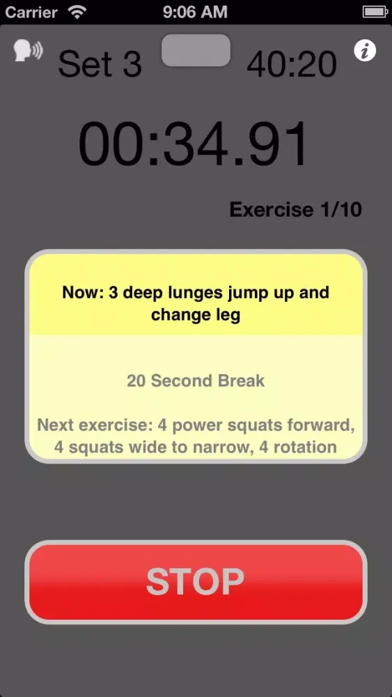 High Intensity Interval Trainer Screenshots