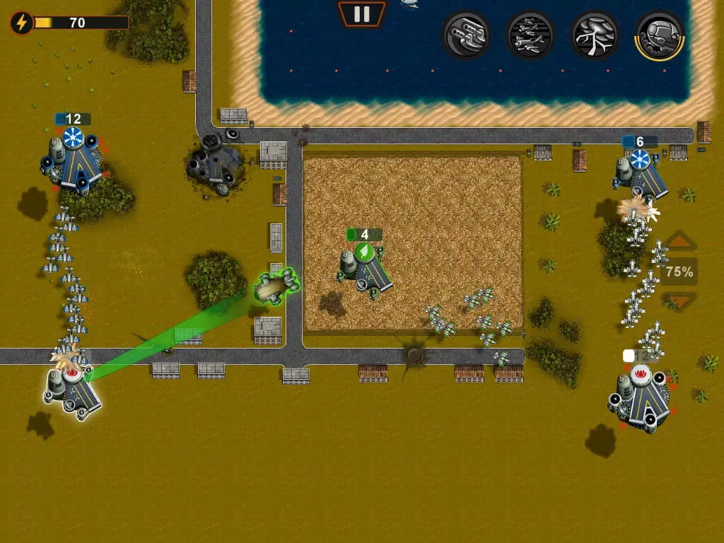 Capturas de tela do Plane Wars Plus iPad 