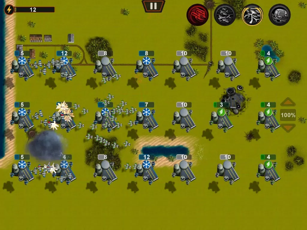 Capturas de tela do Plane Wars Plus iPad 