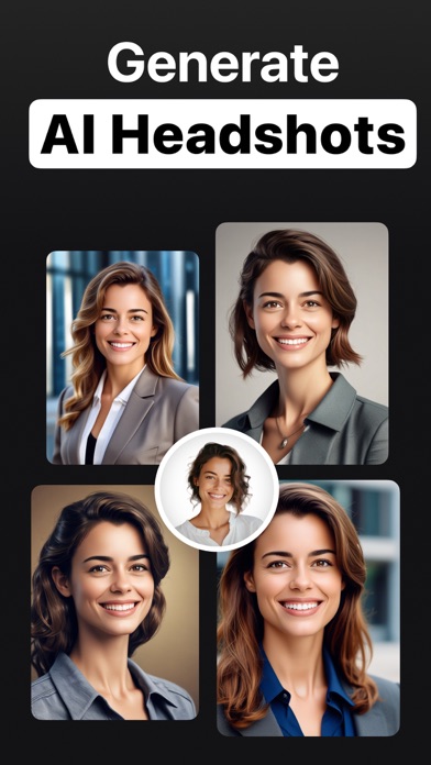 Tangkapan skrin AI Headshot Portrait Generator