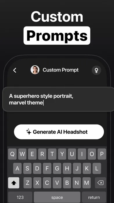 Captures d'écran de AI Headshot Portrait Generator