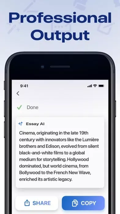 Essay AI Ekran Görüntüleri