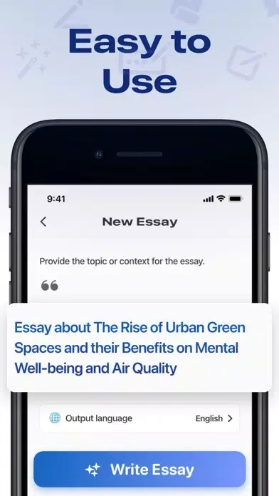 Essay AI Ekran Görüntüleri