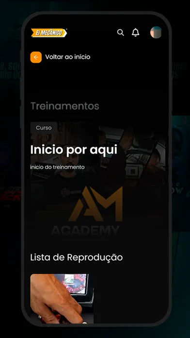 Capturas de tela do Ei Mecânico