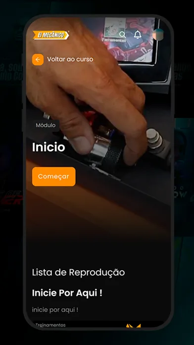 Capturas de tela do Ei Mecânico