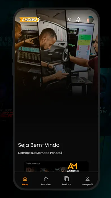 Capturas de tela do Ei Mecânico