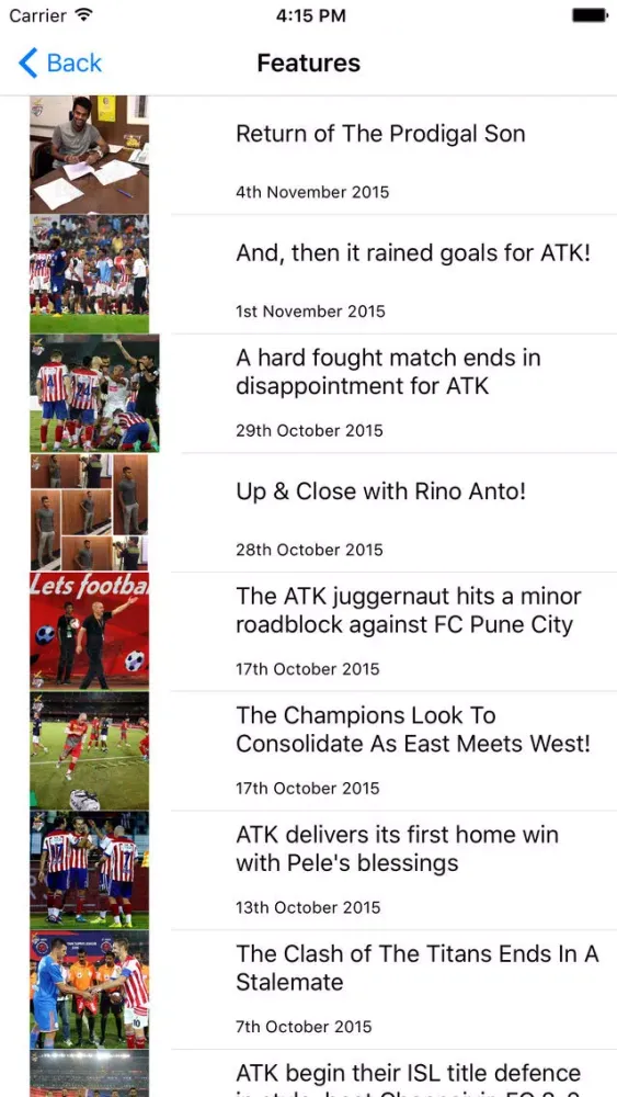 Tangkapan skrin Atletico de Kolkata
