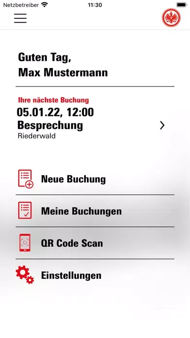 ProfiCamp Buchungstool Screenshots
