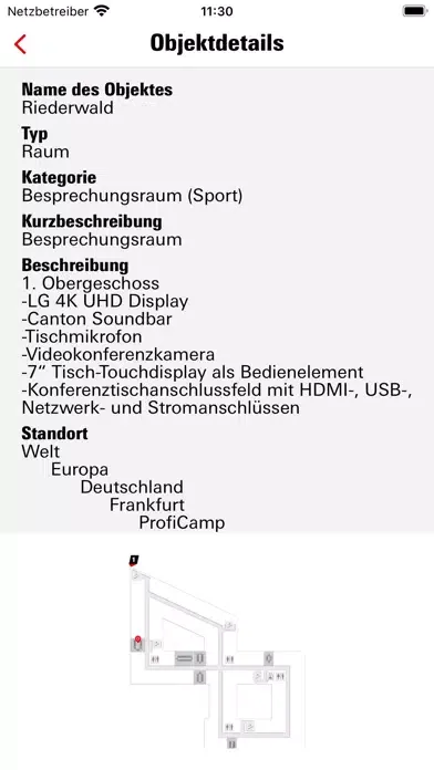 ProfiCamp Buchungstool Screenshots