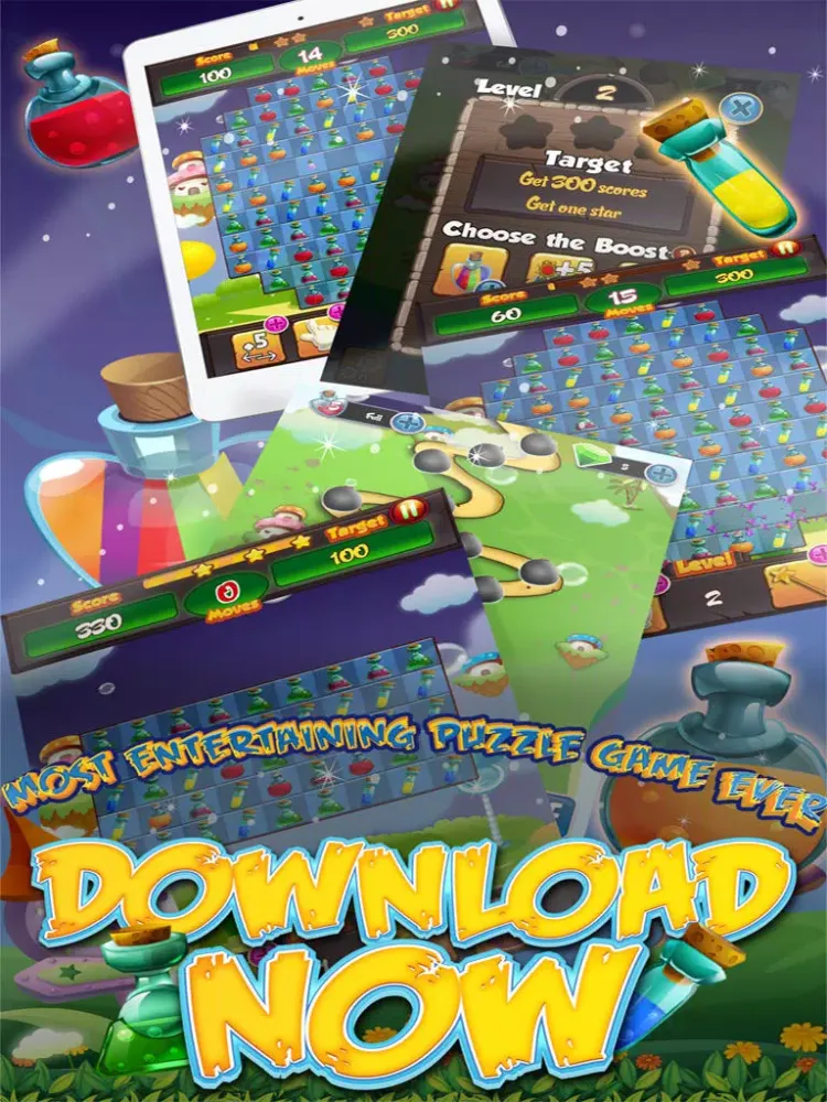 ภาพหน้าจอของ Magic Potion Smash iPad 