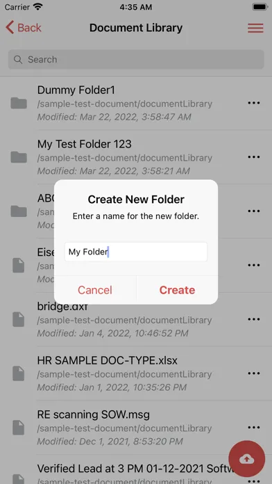 Ảnh chụp màn hình của EisenVault Companion App