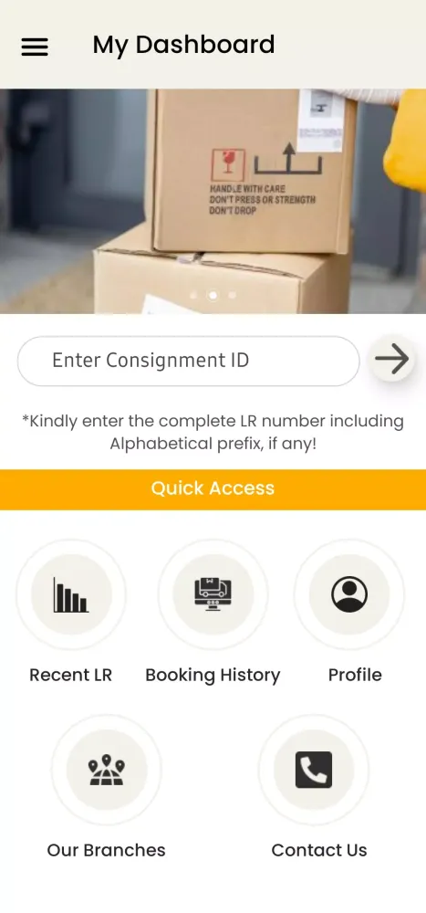SRD Logistics (P) Ltd. Screenshots
