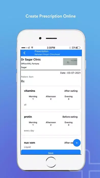 Captures d'écran de TimeApp for Doctors & Clinics