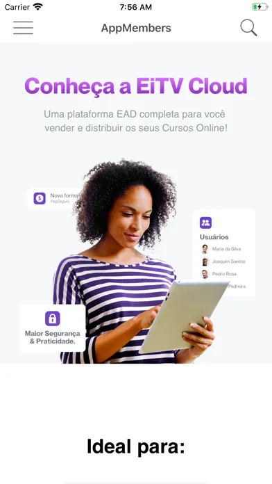 Capturas de pantalla de AppMembers