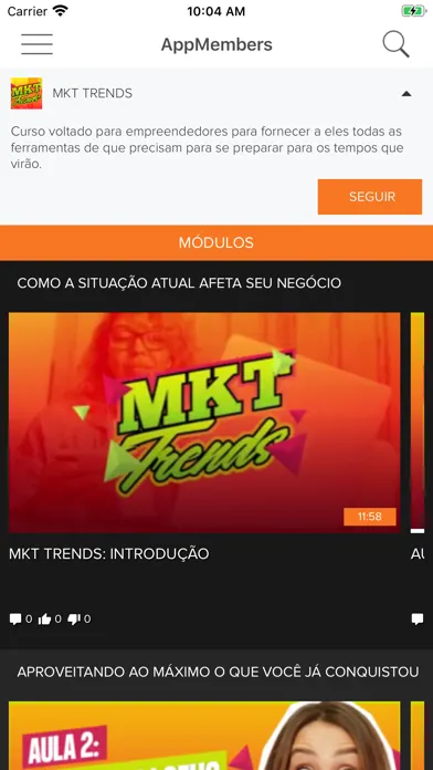 Capturas de pantalla de AppMembers