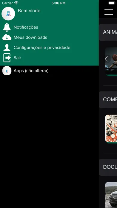 Tangkapan layar NEB ON