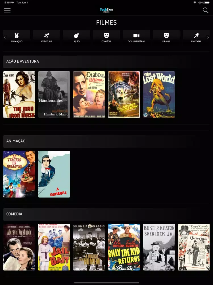 Captures d'écran de Techcom Movies iPad 