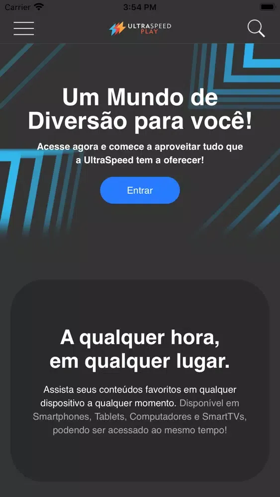 Capturas de tela do Ultraspeed play